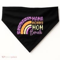 Mama Mommy Mom Bruh Cute Rainbow USA-Made Doggie Bandana thumb 0