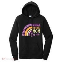 Mama Mommy Mom Bruh Cute Rainbow Women's Hoodie thumb 0