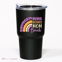 Mama Mommy Mom Bruh Cute Rainbow Tumbler thumb 0
