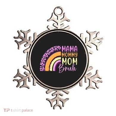 Mama Mommy Mom Bruh Cute Rainbow Ornament