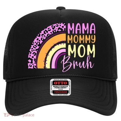 Mama Mommy Mom Bruh Cute Rainbow Hat