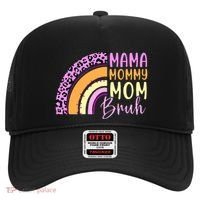 Mama Mommy Mom Bruh Cute Rainbow Hat thumb 0