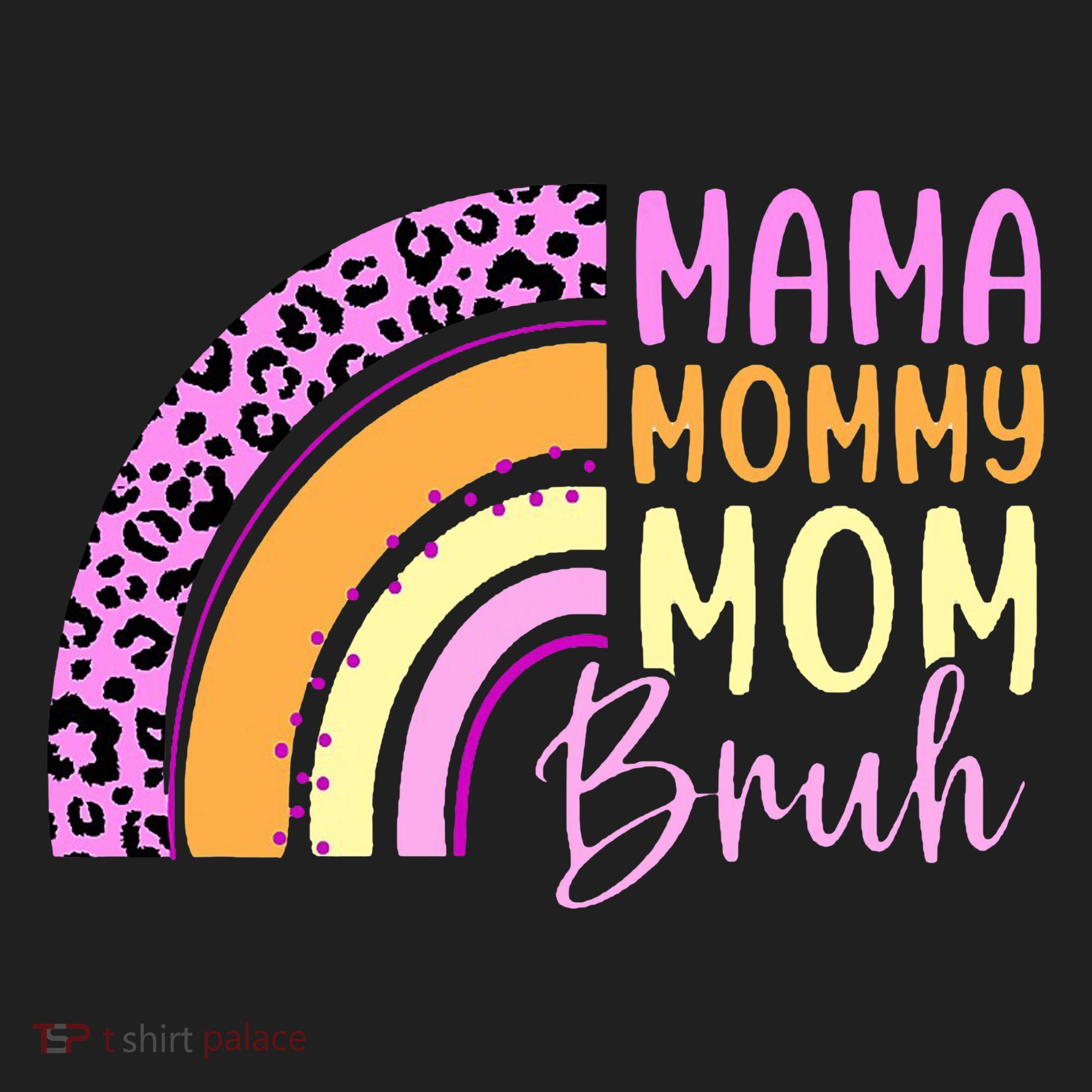 Mama Mommy Mom Bruh Cute Rainbow Hat