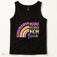 Mama Mommy Mom Bruh Cute Rainbow Tank Top thumb 2