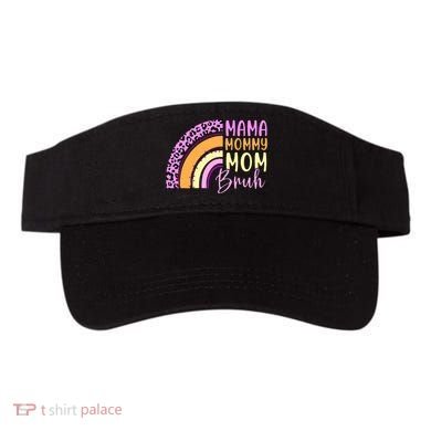 Mama Mommy Mom Bruh Cute Rainbow Visor