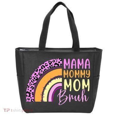 Mama Mommy Mom Bruh Cute Rainbow Tote Bag