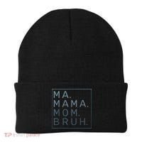 Ma Mama Mom Bruh Green Quote Mother Beanie thumb 0