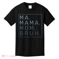 Ma Mama Mom Bruh Green Quote Mother Kids T-Shirt thumb 0