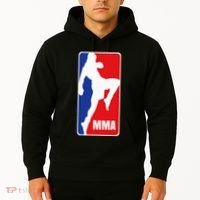 Mma Mixed Martial Arts Retro Fighting Fan Logo Hoodie thumb 2