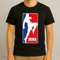 Mma Mixed Martial Arts Retro Fighting Fan Logo T-Shirt thumb 3