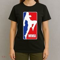 Mma Mixed Martial Arts Retro Fighting Fan Logo T-Shirt thumb 4