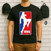 Mma Mixed Martial Arts Retro Fighting Fan Logo T-Shirt thumb 6