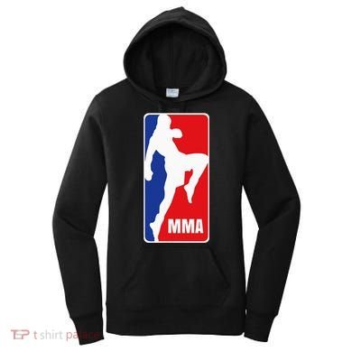 Mma Mixed Martial Arts Retro Fighting Fan Logo Women's Hoodie