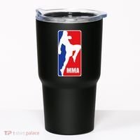 Mma Mixed Martial Arts Retro Fighting Fan Logo Tumbler thumb 0