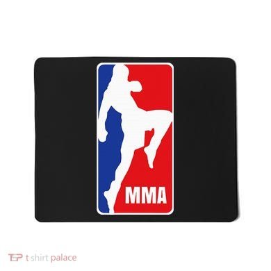 Mma Mixed Martial Arts Retro Fighting Fan Logo Mousepad