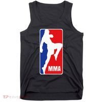 Mma Mixed Martial Arts Retro Fighting Fan Logo Tank Top thumb 0