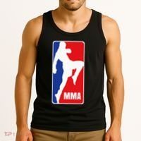Mma Mixed Martial Arts Retro Fighting Fan Logo Tank Top thumb 3