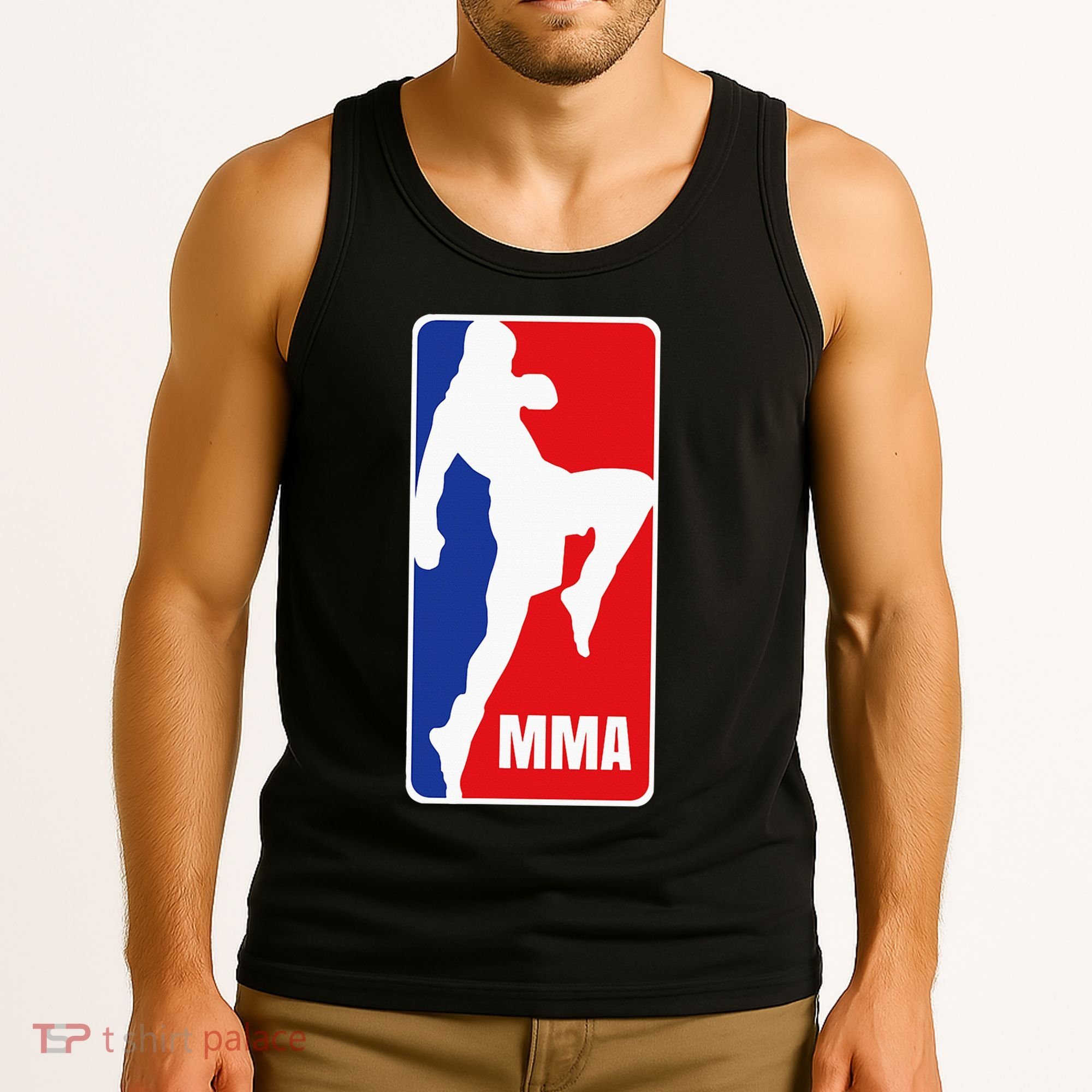 Mma Mixed Martial Arts Retro Fighting Fan Logo Tank Top