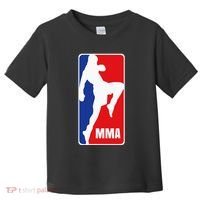 Mma Mixed Martial Arts Retro Fighting Fan Logo Toddler T-Shirt thumb 0