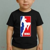 Mma Mixed Martial Arts Retro Fighting Fan Logo Toddler T-Shirt thumb 2