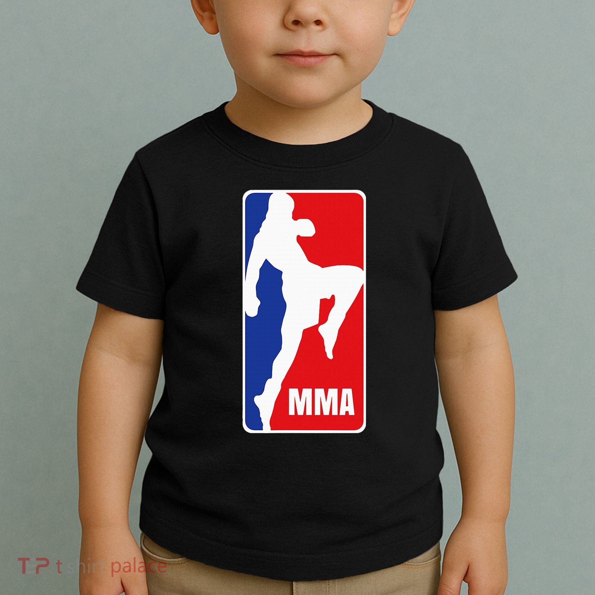 Mma Mixed Martial Arts Retro Fighting Fan Logo Toddler T-Shirt