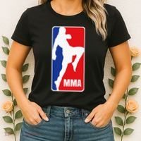 Mma Mixed Martial Arts Retro Fighting Fan Logo Women's T-Shirt thumb 2