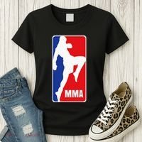 Mma Mixed Martial Arts Retro Fighting Fan Logo Women's T-Shirt thumb 3