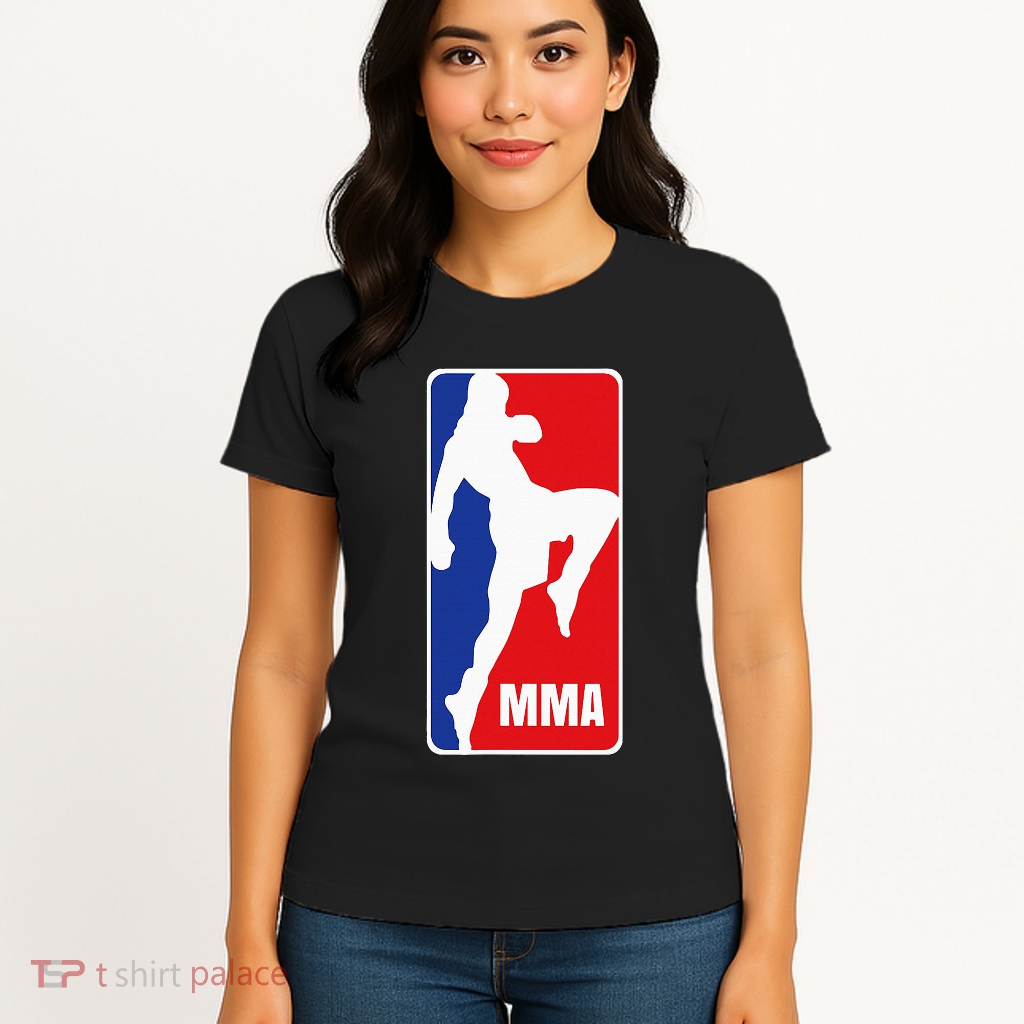 Mma Mixed Martial Arts Retro Fighting Fan Logo Women's T-Shirt