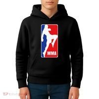 Mma Mixed Martial Arts Retro Fighting Fan Logo Kids Hoodie thumb 4