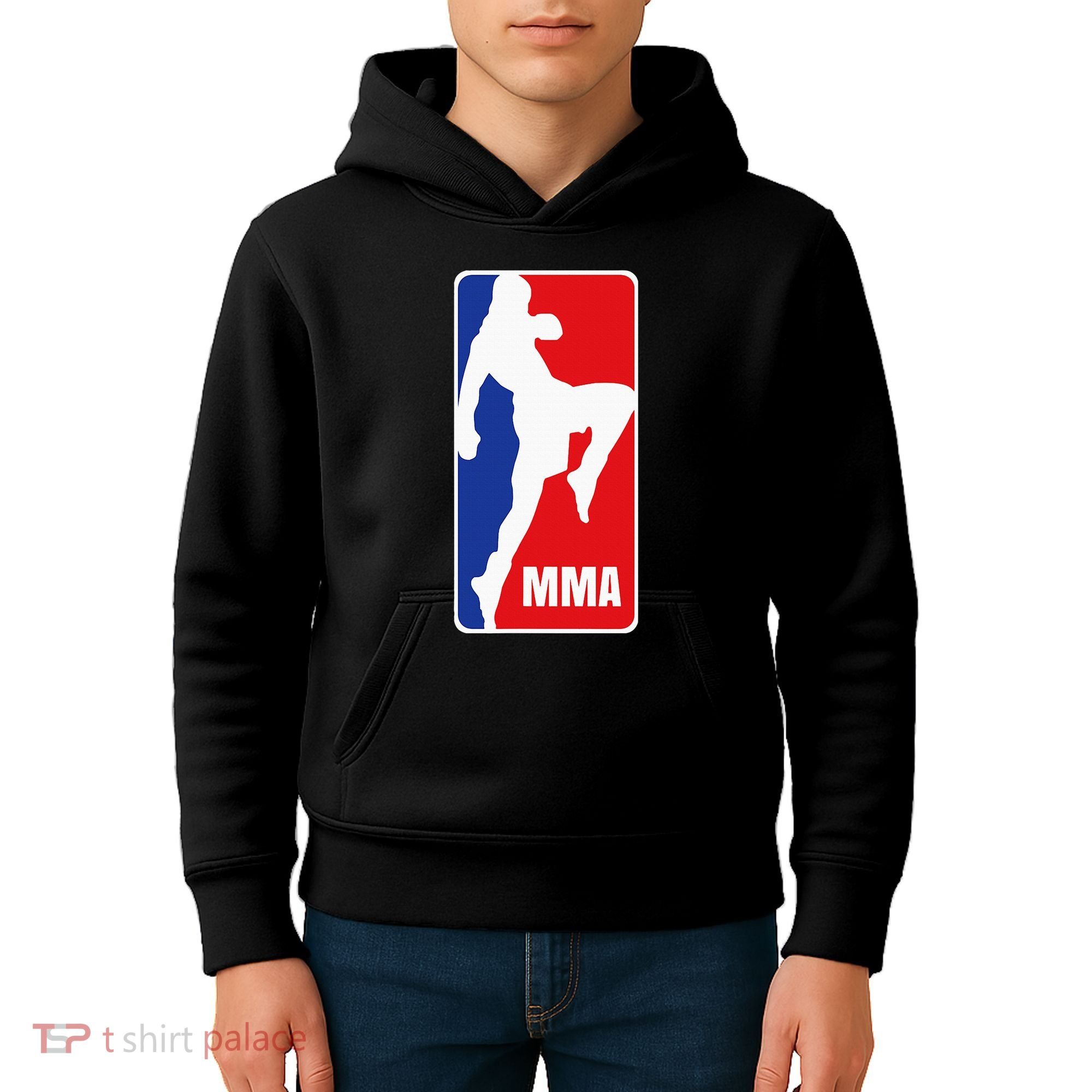 Mma Mixed Martial Arts Retro Fighting Fan Logo Kids Hoodie
