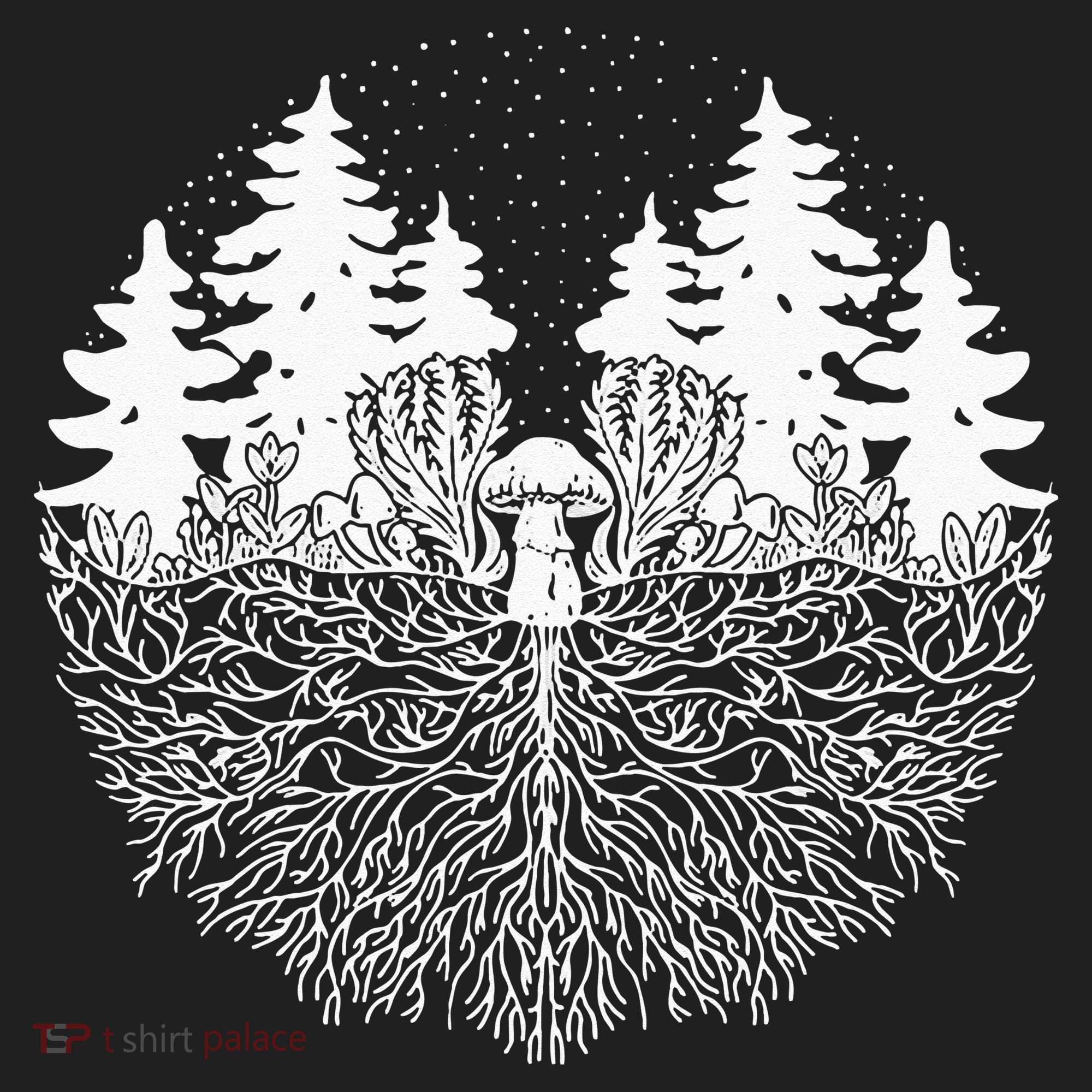 Mycelium Mushroom Women's Sweatshirt