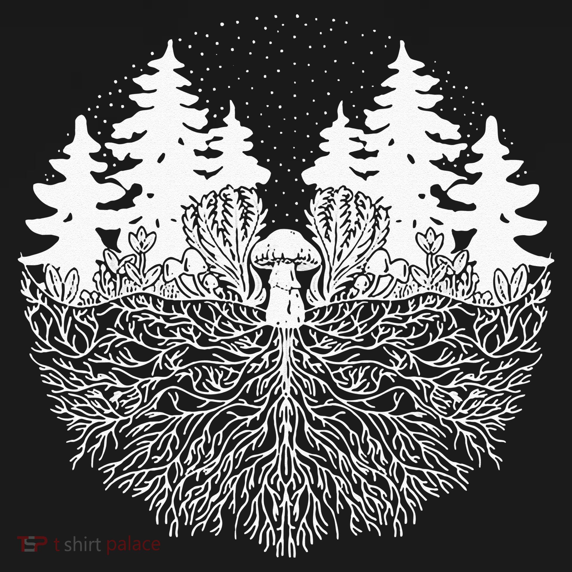 Mycelium Mushroom T-Shirt
