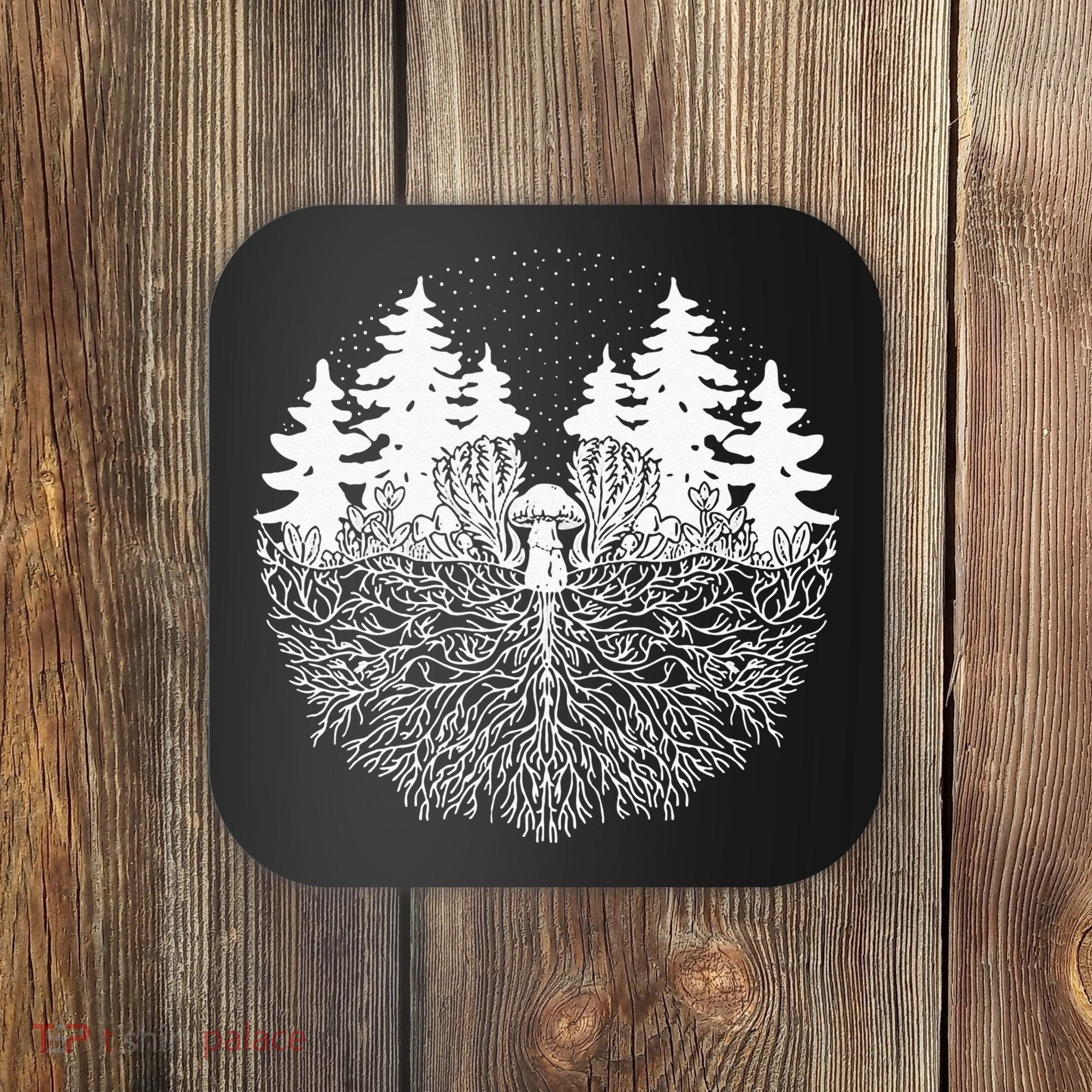 Mycelium Mushroom Coaster