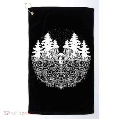 Mycelium Mushroom Golf Towel