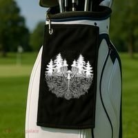 Mycelium Mushroom Golf Towel thumb 2