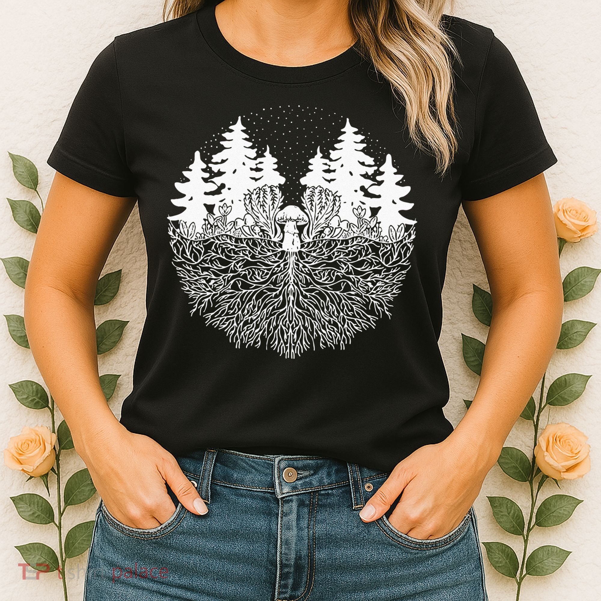 Mycelium Mushroom Women's T-Shirt