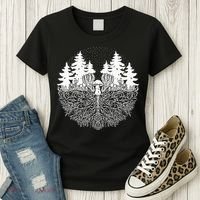Mycelium Mushroom Women's T-Shirt thumb 3