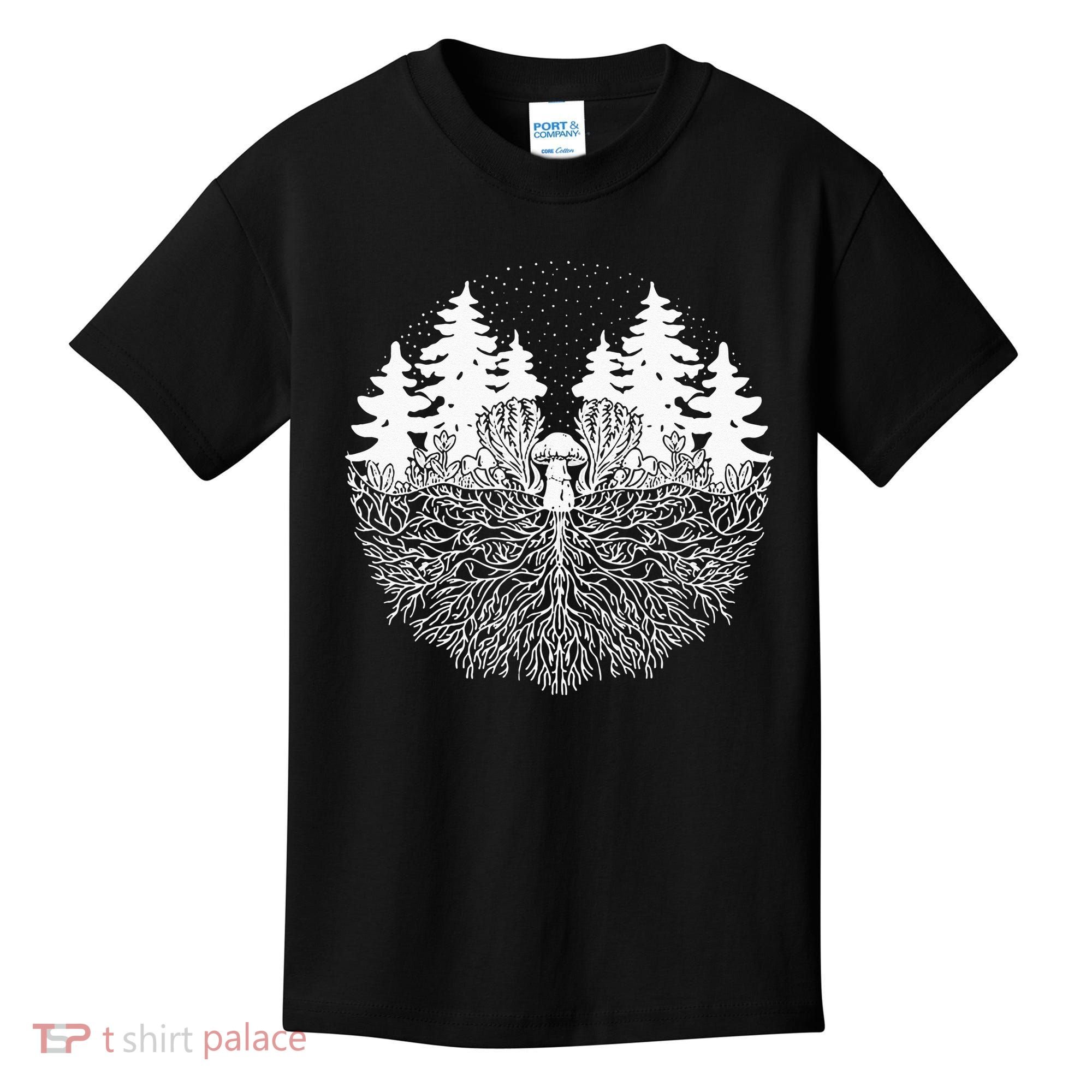 Mycelium Mushroom Kids T-Shirt