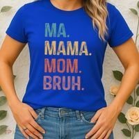 Ma Mama Mom Bruh Mommy Funny Saying Mother Gift Women's T-Shirt thumb 2