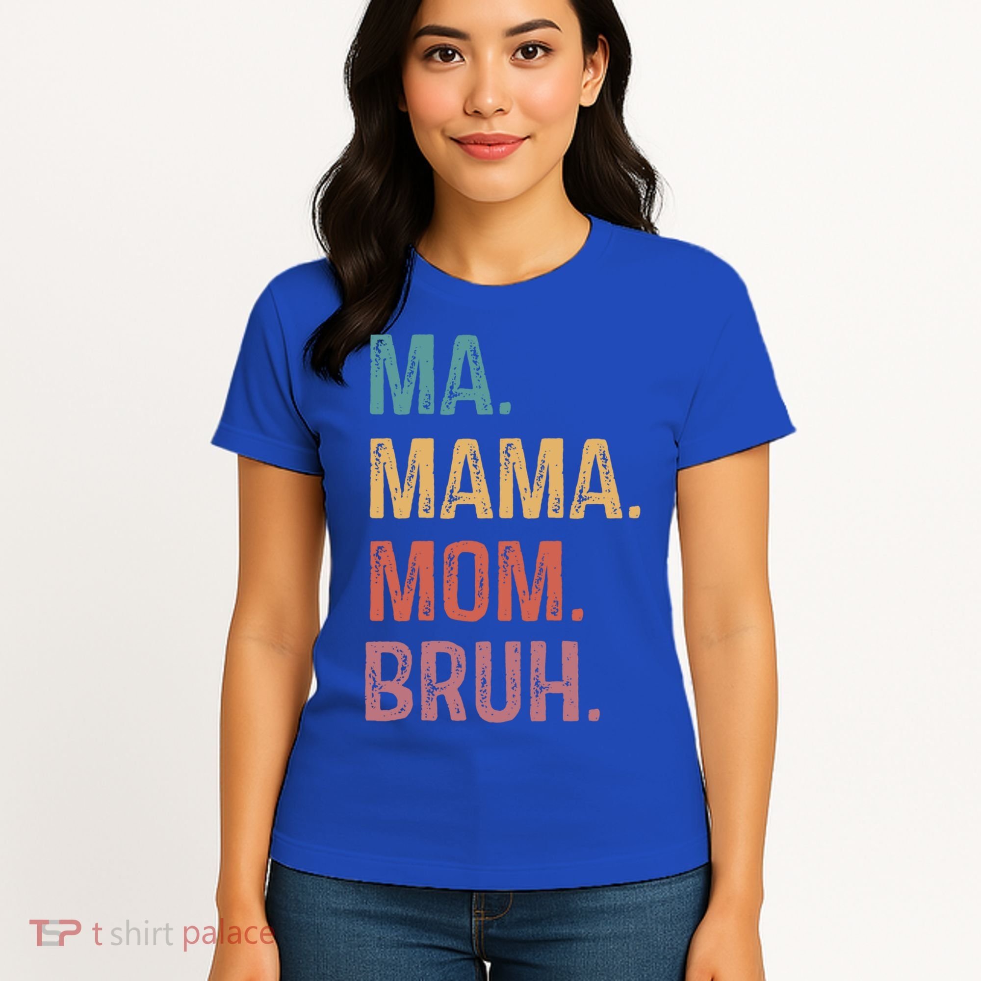 Ma Mama Mom Bruh Mommy Funny Saying Mother Gift Women's T-Shirt