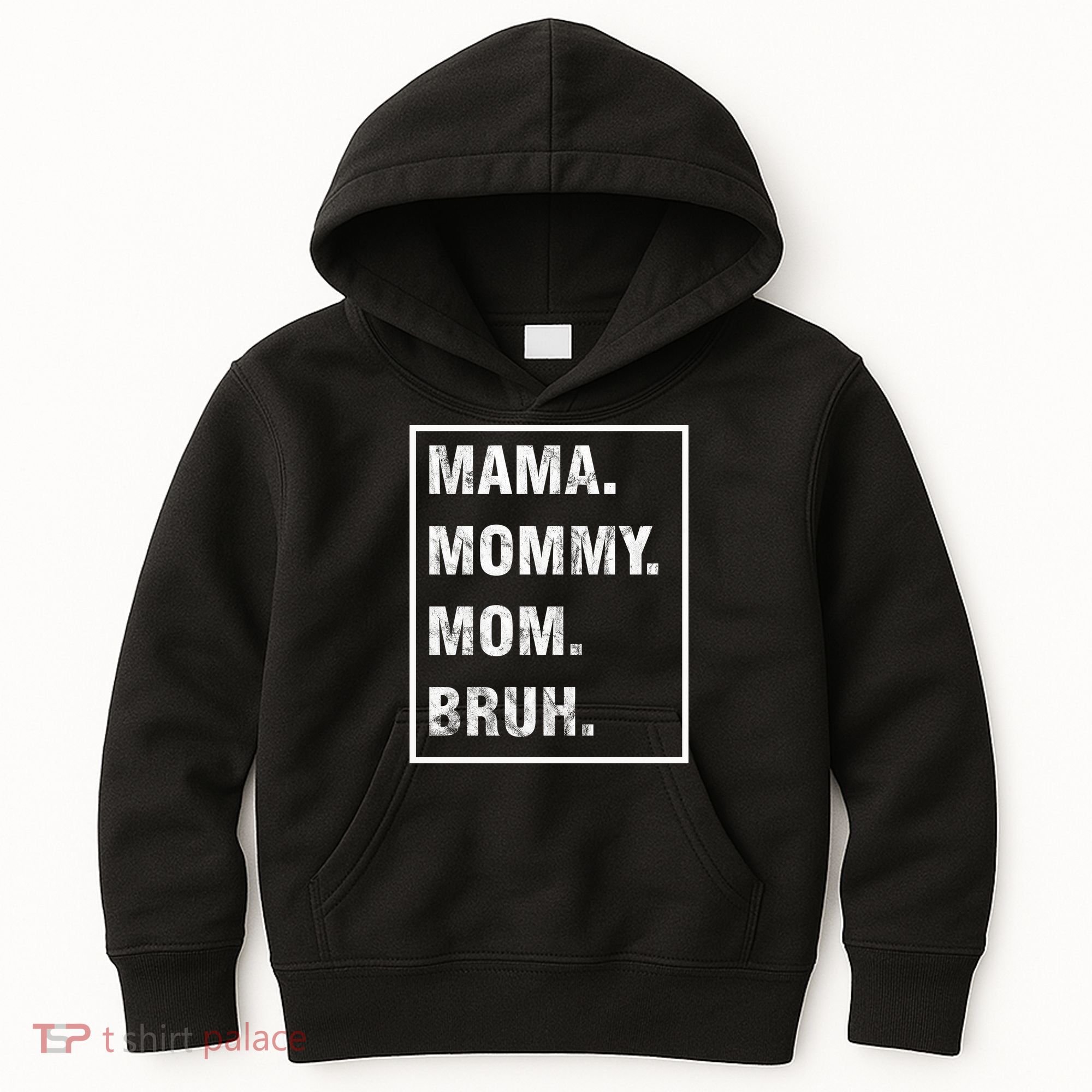 Mama Mommy Mom Bruh Funny Meme Kids Hoodie