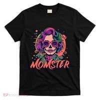 Momster Monster Mom Halloween Skeleton Spooky Mom Mama T-Shirt thumb 0