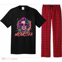 Momster Monster Mom Halloween Skeleton Spooky Mom Mama Pajama Set thumb 0