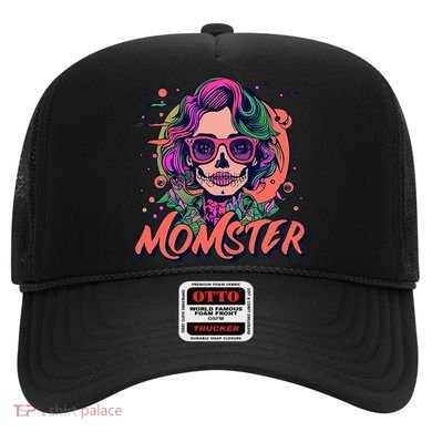 Momster Monster Mom Halloween Skeleton Spooky Mom Mama Hat
