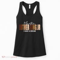 Melanin MLK Martin Luther King Jr. I Have Dream Cool Women's Tank Top thumb 0
