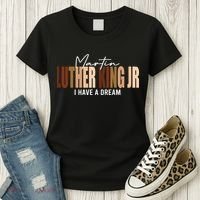 Melanin MLK Martin Luther King Jr. I Have Dream Cool Women's T-Shirt thumb 3