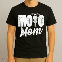 Moto Mom Motorcycle Motocross Dirt Bike Racing Women Gift T-Shirt thumb 3