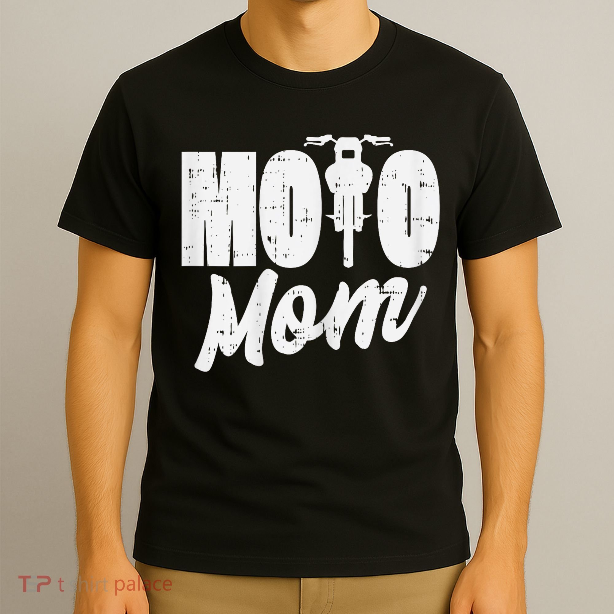 Moto Mom Motorcycle Motocross Dirt Bike Racing Women Gift T-Shirt