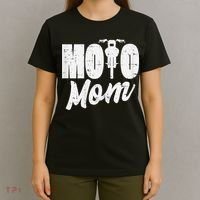Moto Mom Motorcycle Motocross Dirt Bike Racing Women Gift T-Shirt thumb 4