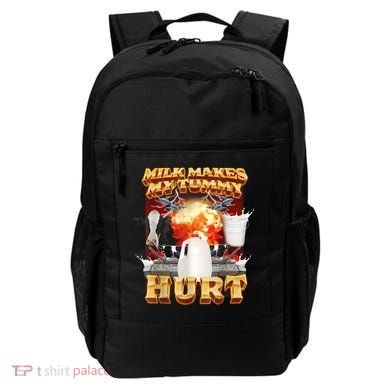 Milk Makes My Tummy Hurt Funny Meme Backpack